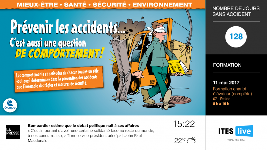 affichage numérique multizone Olympe