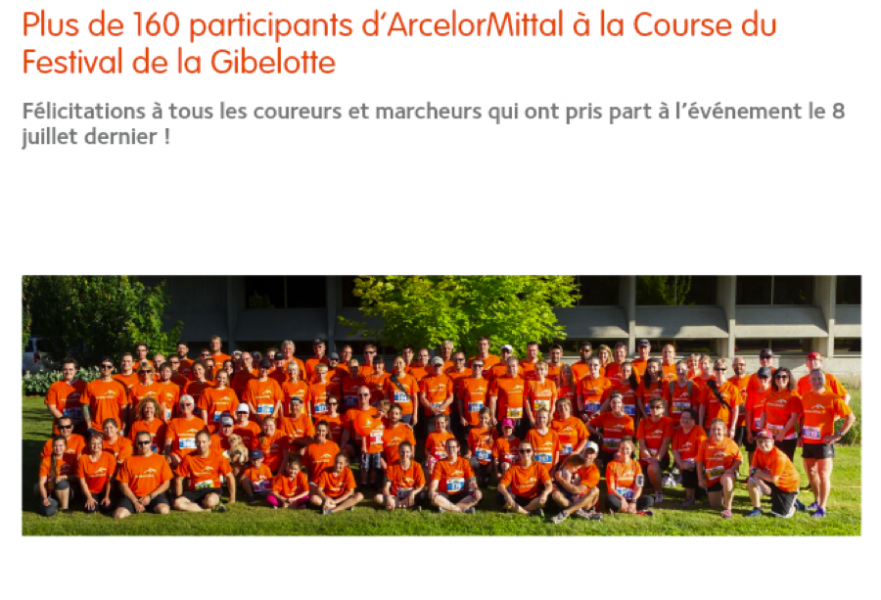 affichage numérique arcelor mittal