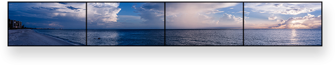 Mur Video 1 X 4 Mur Video 1 X 3
