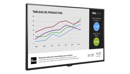 moniteur LG 55SM5B