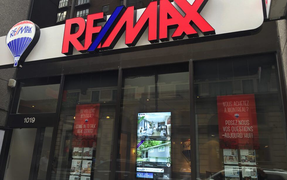 Écran remax l'espace