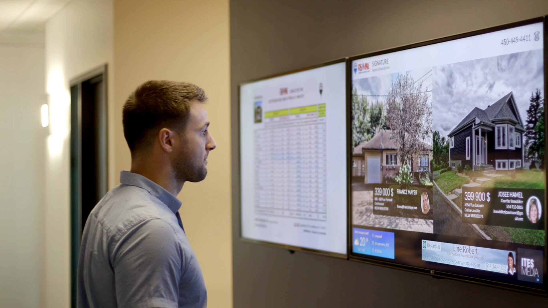 real estate digital signage