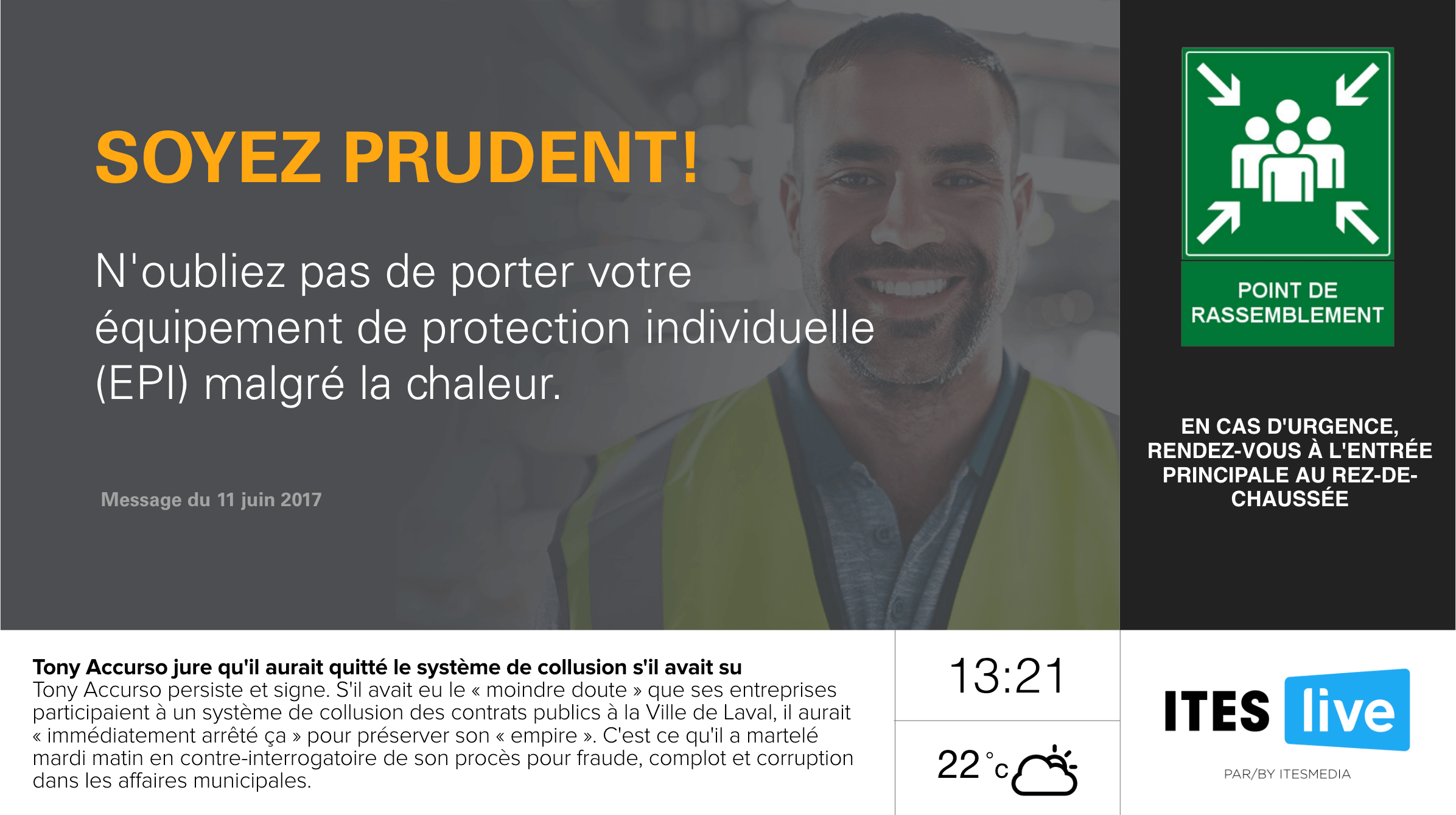 affichage numérique SST