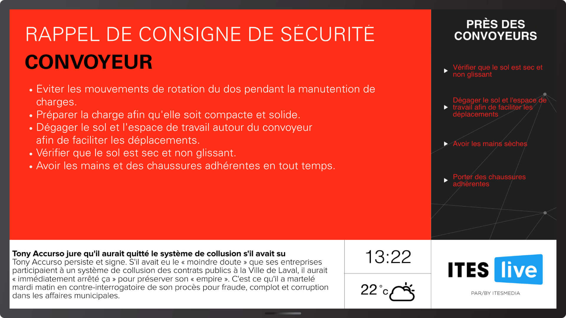 affichage dynamique SST