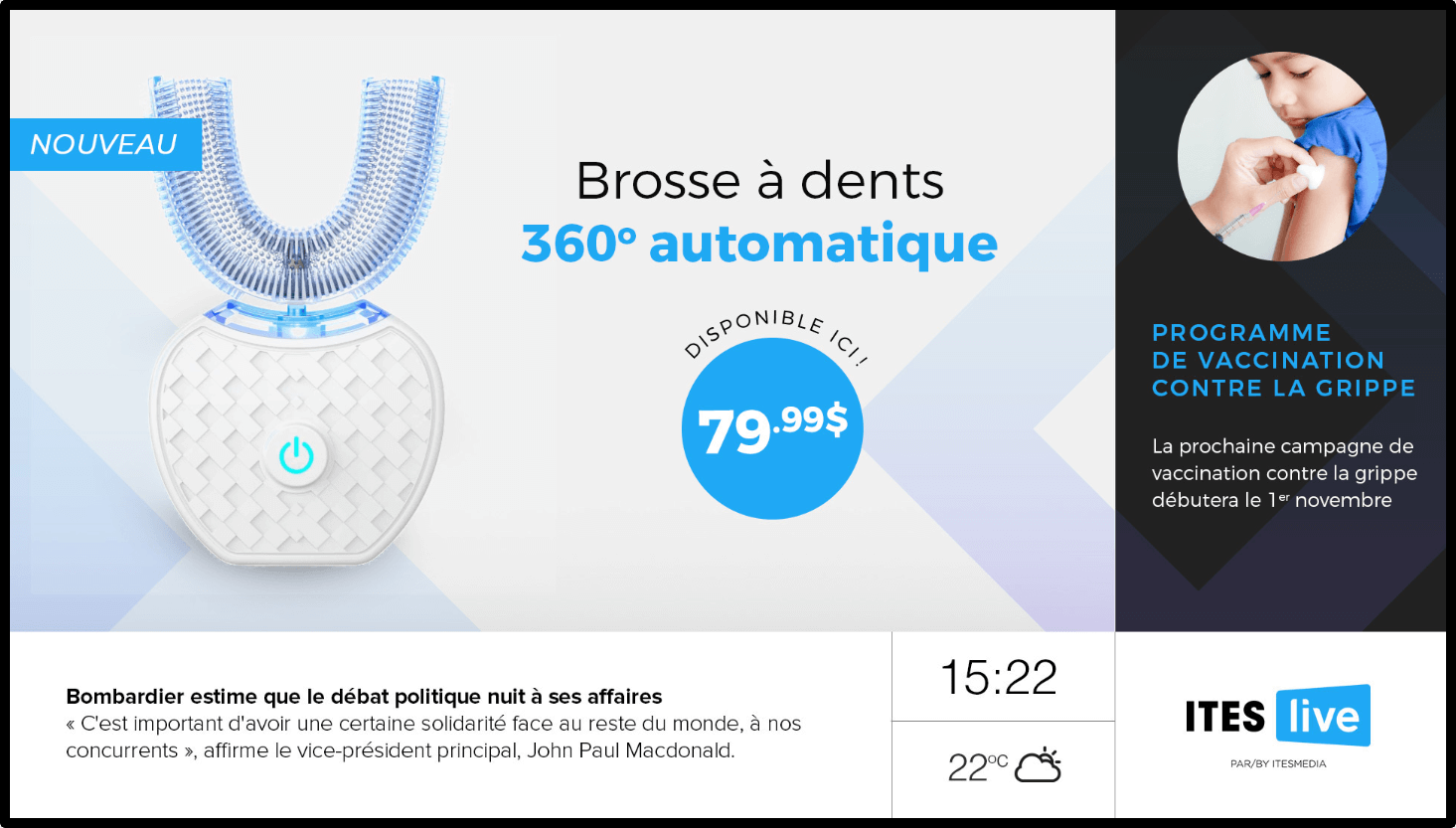 Promotions salle d'attente