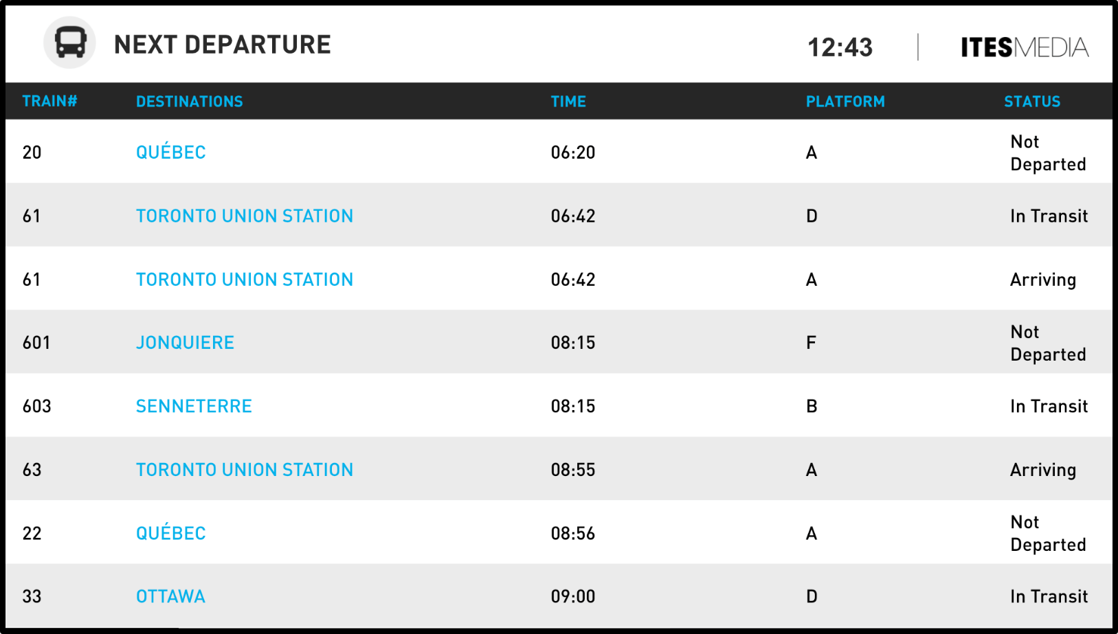 schedule