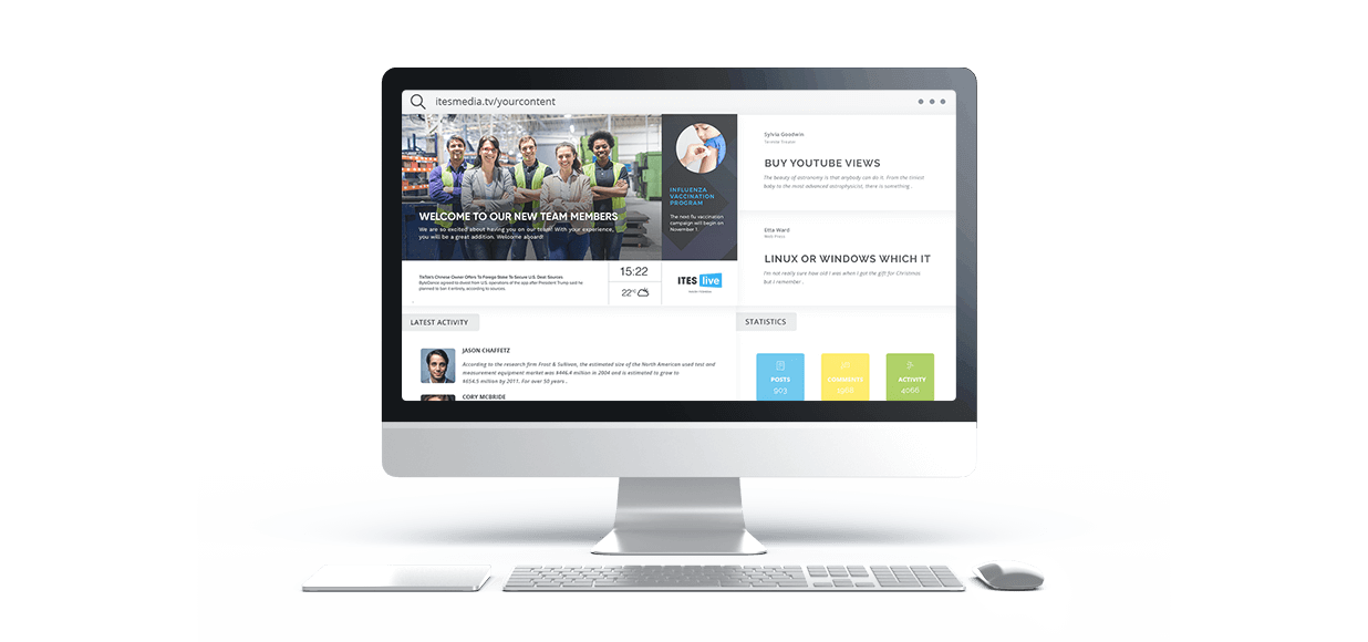 Intranet and Digital Signage